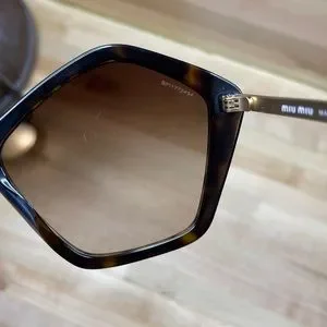 Miu Miu | Accessories | Brown Tortoise Miu Miu Sunglasses  display picture 1
